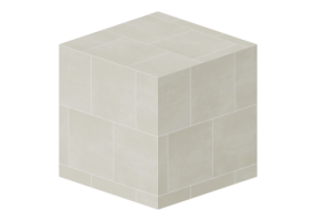 Textura pavimentos - Gr&eacute;s bege 45x45 escalonada