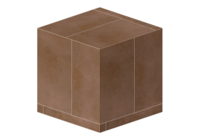 Textura pavimentos - Gr&eacute;s castanho 90x90 escalonada