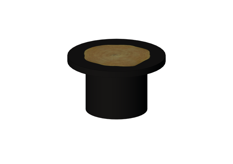 Tables 3D - Table basse en bois laqué - Kare - Medallion -... Tables 3D - Table basse en bois laqué - Kare - Medallion -...