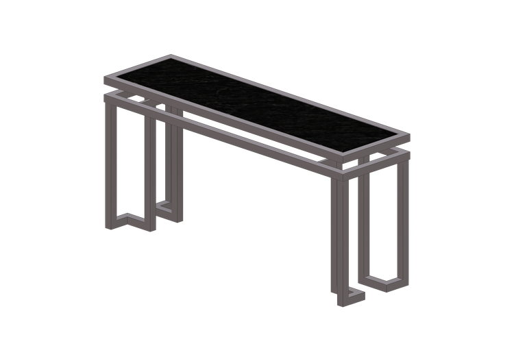 3D Tisch - Konsolentisch aus Metall - Kare - Rush - 70106 -... 3D Tisch - Konsolentisch aus Metall - Kare - Rush - 70106 -...