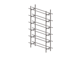 Bibliothèque 3D - Étagère à vin - Kare - Cape Town - 70007
