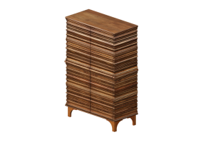 Armarios y C&oacute;modas 3D - C&oacute;moda de madera - Kare - Santos - 70070