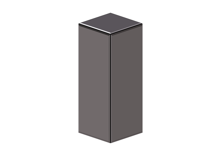Accessoires 3D - Piedestal en métal - Kare - Luxy - 70674 -... Accessoires 3D - Piedestal en métal - Kare - Luxy - 70674 -...