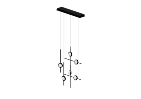 Lâmpada pingente 3D - Lâmpada pendente - Kare - Balett - 57476