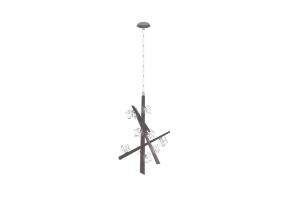 Lâmpada pingente 3D - Lâmpada pendente - Kare - Dancing Stones - 57475