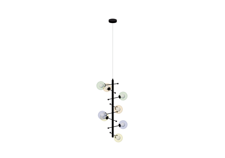 Lampe à suspension 3D - Lampe suspendue - Kare - Juggle -... Lampe à suspension 3D - Lampe suspendue - Kare - Juggle -...
