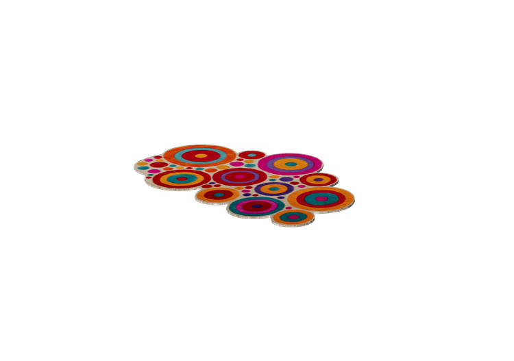 Tappeti 3D - Tappeto in tessuto - Kare - Circle - 57330 -... Tappeti 3D - Tappeto in tessuto - Kare - Circle - 57330 -...