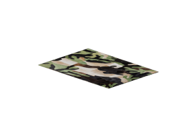 Tapis 3D - Tapis en tissu - Kare - Camouflage - 61537