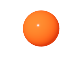 Texture plastique - Orang&eacute; brillant