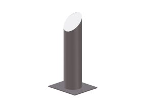 3D Post - Metal bollard - Marshalls - RhinoGuard