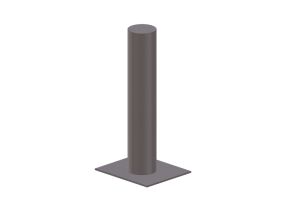 3D Post - Metal bollard - Marshalls - RhinoGuard