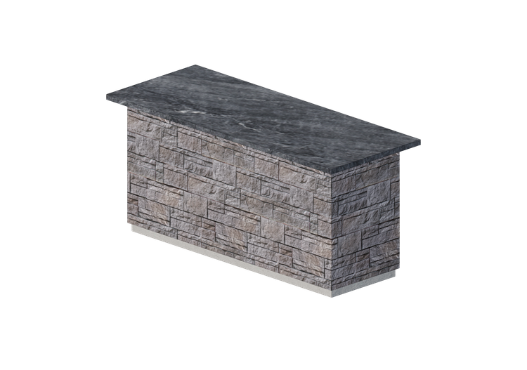 Accesorios 3D - Barra de piedra - Techo-Bloc - Rosemont -... Accesorios 3D - Barra de piedra - Techo-Bloc - Rosemont -...