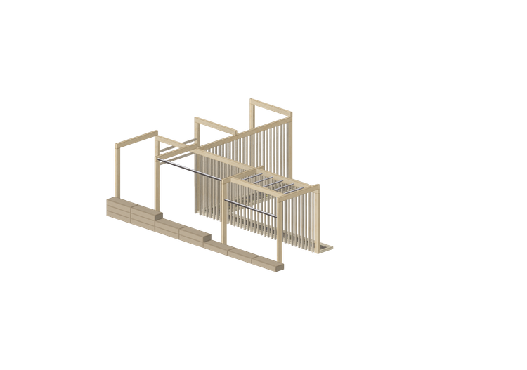 Acessórios 3D - Área de fitness - Techo-Bloc - Techo-Bloc Acessórios 3D - Área de fitness - Techo-Bloc - Techo-Bloc