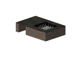 Camini 3D - Braciere in legno - Techo-Bloc - Borealis