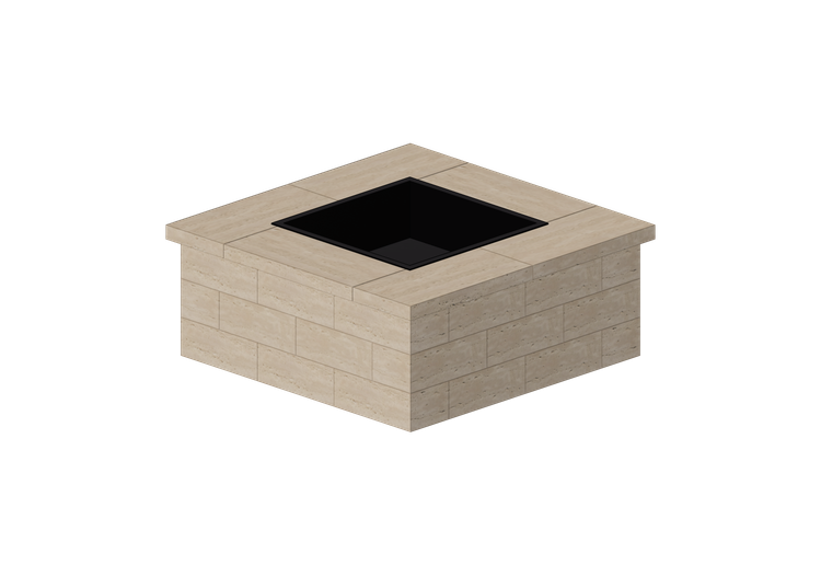 3D Kamine und Schornsteine - Steinfeuerstelle - Techo-Bloc... 3D Kamine und Schornsteine - Steinfeuerstelle - Techo-Bloc...