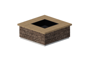 Camini 3D - Braciere in pietra - Techo-Bloc - Rosemont