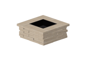 Camini 3D - Braciere in pietra - Techo-Bloc - Graphix