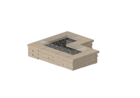 Camini 3D - Braciere in pietra - Techo-Bloc - Graphix