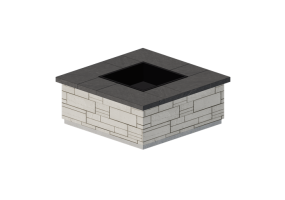 Camini 3D - Braciere in pietra - Techo-Bloc - Iconic