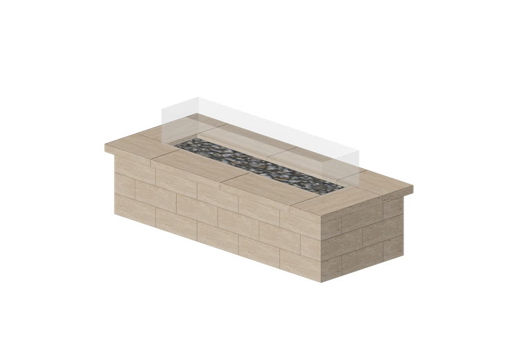 Foyers et Cheminées 3D - Brasero en pierre - Techo-Bloc -... Foyers et Cheminées 3D - Brasero en pierre - Techo-Bloc -...