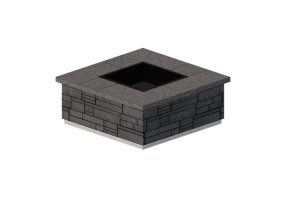 Camini 3D - Braciere in pietra - Techo-Bloc - Iconic