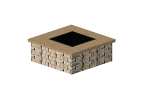 Camini 3D - Braciere in pietra - Techo-Bloc - Brandon