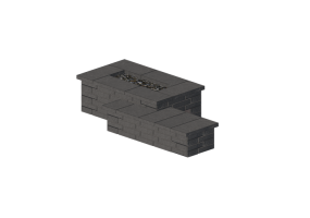 Foyers et Cheminées 3D - Brasero en pierre - Techo-Bloc - Raffiné