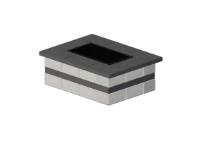 Chimneys and chimney pots 3D - 石材火盆 - Techo-Bloc - Raffinato