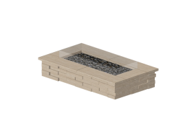 Camini 3D - Braciere in pietra - Techo-Bloc - Graphix