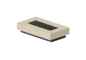 3D Kamine und Schornsteine - Steinfeuerstelle - Techo-Bloc - Raffiniert