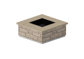 Camini 3D - Braciere in pietra - Techo-Bloc - Iconic