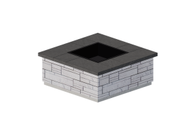 Camini 3D - Braciere in pietra - Techo-Bloc - Iconic
