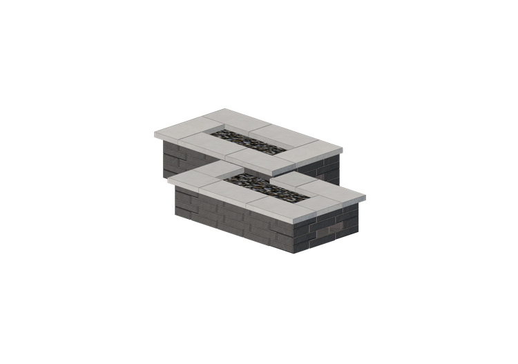 3D Kamine und Schornsteine - Feuerstelle aus Stein -... 3D Kamine und Schornsteine - Feuerstelle aus Stein -...