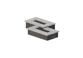 Chimneys and chimney pots 3D - 石材火盆 - Techo-Bloc - 精致