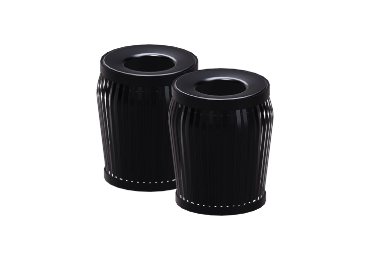 3D Accessories - Trash can - Victor Stanley - DYN242STDLID... 3D Accessories - Trash can - Victor Stanley - DYN242STDLID...