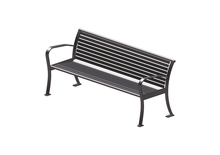 Panchine e Fioriere 3D - Panchina in metallo - Victor... Panchine e Fioriere 3D - Panchina in metallo - Victor...