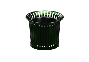 3D Sitzbänke und Pflanzengefäße - Blumenkasten aus Metall - Victor Stanley - PRS 18