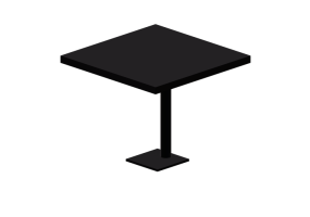 3D Accessories - Metal table - Victor Stanley - SPCT 36
