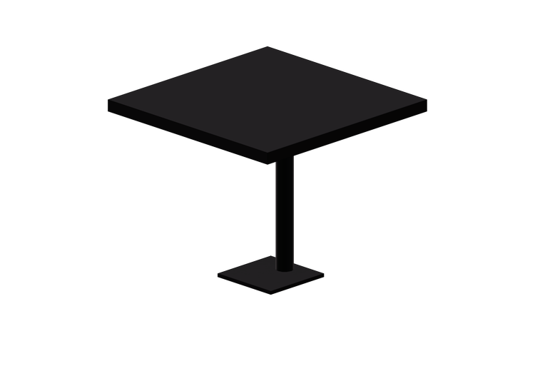 Accessoires 3D - Table en métal - Victor Stanley - SPCT 36... Accessoires 3D - Table en métal - Victor Stanley - SPCT 36...