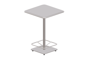Tavoli 3D - Tavolo in metallo - Maglin - FRT1700 BH SQ M1 FS 30 FR