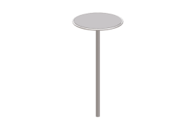 3D Tables - Metal table - Maglin - FRT1700 BH RD M2 DBU 30