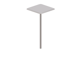 Tables 3D - Table en m&eacute;tal - Maglin - FRT1700 BH SQ M1 DB 30
