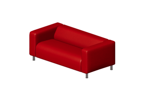 3D Sessel und Sofas - Stoffsofa - Ikea - Klippan