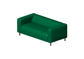 Sof&aacute;s 3D - Sof&aacute; de tecido - Ikea - Klippan