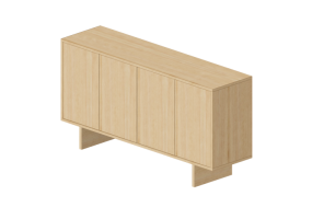 Muebles 3D - Buffet de madera - Ikea - Estocolmo 2025