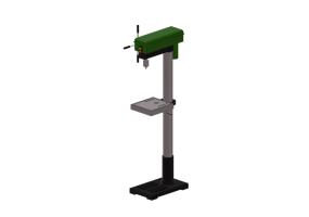 Modelli 3D - Trapano a colonna