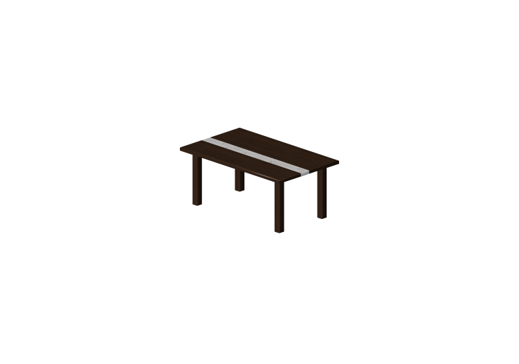 3D Tisch - Tisch rechteckig 200x120cm - ACCA software 3D Tisch - Tisch rechteckig 200x120cm - ACCA software