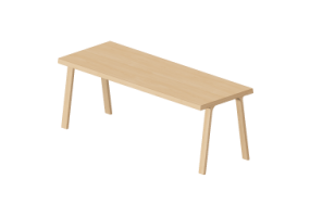 Mesas 3D - Mesa de madera