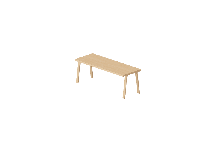 3D Tables - Wooden table - ACCA software 3D Tables - Wooden table - ACCA software