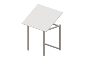 3D Tables - Drafting Table